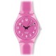 Relógio Feminino Swatch Pink Plastic Watch