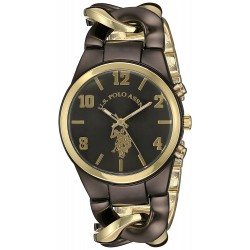 Relógio Feminino U.S. Polo Gold and Black