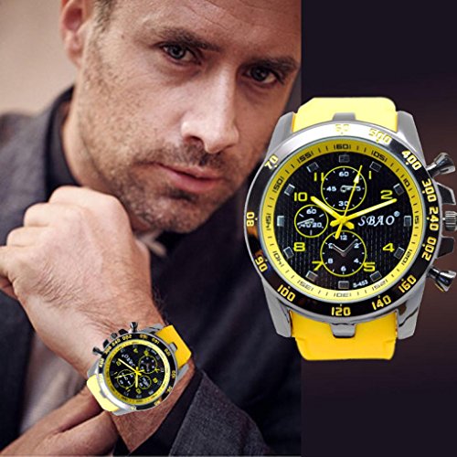 Relógio Masculino Sport Amarelo SMT | Loja Compra24h